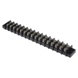 MULTICOMP PRO Barrier Panel Mount Terminal Blocks TERMINAL BLOCK, BARRIER, 16 POSITION, 22-12AWG, MC24321-6
