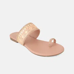 Anouk Women Embellished Party One Toe Flats-image-99