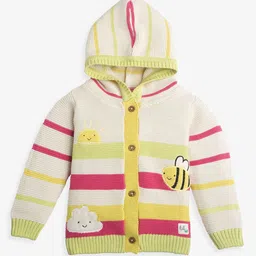 Ed-a-Mamma Baby Girls Striped Cardigan-picture-41