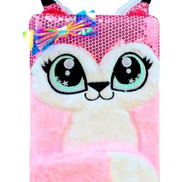 Smily Kiddos Fluffy Note Book Happy Squirrel - Multicolour-1