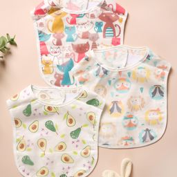 Kicks & Crawl Splash Splash Baby Bibs (Pack of 3)-picture-15
