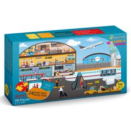 GrapplerTodd - Link & Learn Giant Jigsaw Puzzle | Airport City Edition | 48 Piece Floor Puzzle (3x2 Feet)-27