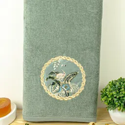 RANGOLI Green 1 Cotton 450 GSM Bath Towel-picture-56
