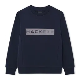 HACKETT LONDON Boys Logo Printed Cotton Sweatshirt-image-36