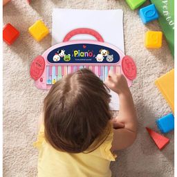 VGRASSP Musical Multi Functional Portable Piano with Funny Animal Sound, Music and Multiple Mode (Blue) image 2