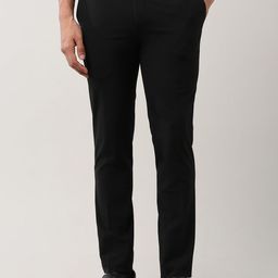 Arrow Men Slim Fit Mid-Rise Dobby Weave Formal Trousers-picture-10