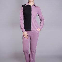 PRRODALITY Super Combed Cotton Shirt Collar Neck Shirt With Trousers Co-Ords-picture-50