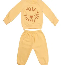 CUSHEE Boys Graphic Printed Sweatshirt With Pyjamas-image-53