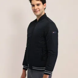 U.S. Polo Assn. Blue Polyester Regular Fit Logo Jacket-picture-0