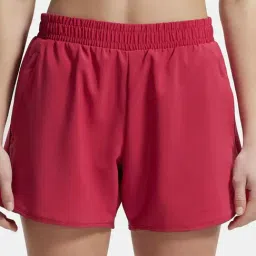 Jockey MW72 Women's Microfiber Woven Fabric Regular Fit Active Wear Shorts with Zipper Pockets-picture-5