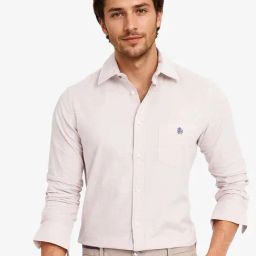 Rare Rabbit Beige Regular Fit Embroidered Shirt-image-51