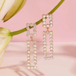 Zaveri Pearls Multicolor Dazzling Stones Embellished Contemporary Drop Earrings for Women-85