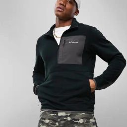 Columbia Black Regular Fit Colour Block Jacket-picture-22