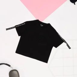 Pantaloons Junior Girls Black Top-image-93