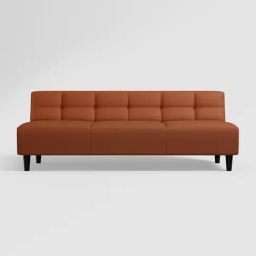 Godrej Interio Suez Tobac Brown Solid Wood 3 Seater Sofa-image-6