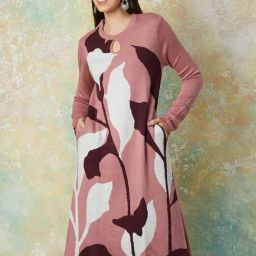 Melange by Lifestyle Pink Woven Straight Kurta-image-97