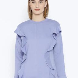 Belle Fille Blue Full Sleeves Sweatshirt-image-11