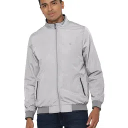 Allen Solly Light Grey Cotton Regular Fit Jacket-38