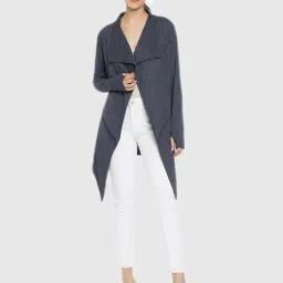 Hypernation Blue Melange Shrug-image-19