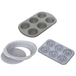 Femora Grey Carbon Steel 3 Piece Bakeware Set-image-9