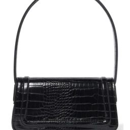 Forever New Luna Panel Black Animal Effect  Shoulder Bag-image-45