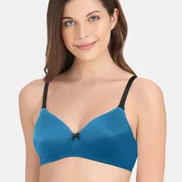 Amante Blue Non Wired Padded T-Shirt Bra-picture-26
