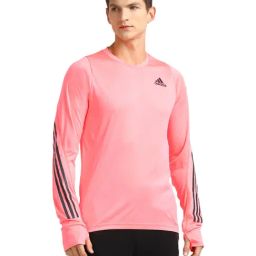 adidas Pink Round Neck T-Shirt-image-84