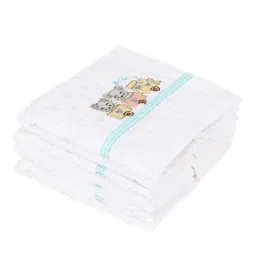 Home4U White 100% Cotton Hand Towel - Set of 4-image-14