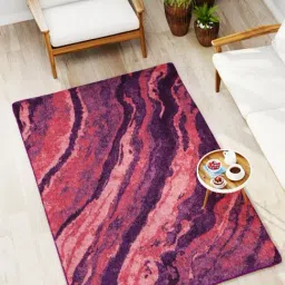 Bianca Multicolor Microfibre Non-Slip Rug-27