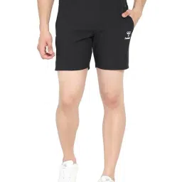 Hummel Black Polyester Shorts-image-18