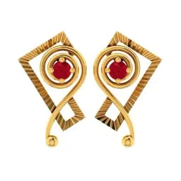 P.C. Chandra Jewellers 18k Gold Earrings for Women-picture-25