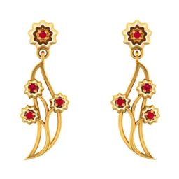 P.C. Chandra Jewellers 14k Gold Earrings for Women-picture-41