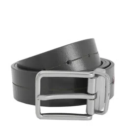 Tommy Hilfiger Salem Black Leather Reversible Belt for Men-image-46