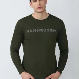 Van Heusen Sport Green Regular Fit SweatShirt-picture-20