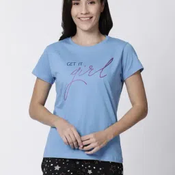 Kryptic Blue Printed T-Shirt-picture-31