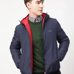 GANT Navy Regular Fit Reversible Jacket-32