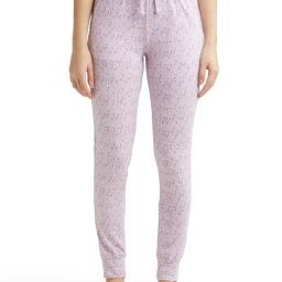 Jockey RX61 Women's Super Combed Cotton Relaxed Fit Cuffed Hem Styled Printed Pyjama-image-51