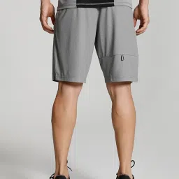 Puma Grey Regular Fit Self Pattern Shorts image 2