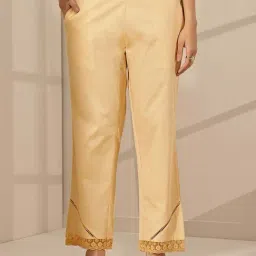 Libas BeigeCasual Trousers-image-3