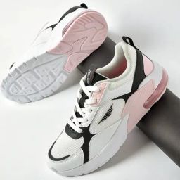 Red Tape Women's White & Black Sneakers-14
