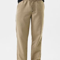 Snitch Men Beige Mid-Rise Regular Fit Trouser-image-55