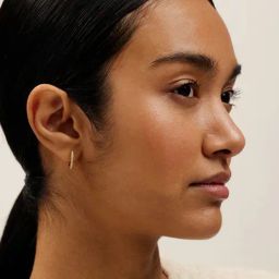 Ted Baker HEPLIE: Crystal Hoop Earrings (14mm)-image-98