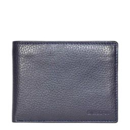 SASSORA Navy Casual Leather Bi-Fold Wallet for Men-picture-14