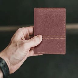 Kara Maroon Leather Bi-Fold Wallet for Men-picture-42