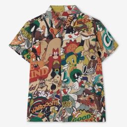 The Souled Store Boys Multicolor Looney Tunes Cotton Regular Shirt-image-93