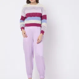 Vero Moda Multicolor Color Block Sweater image 4