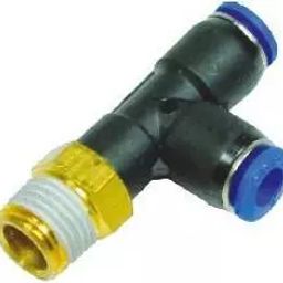 Akari 3.17 mm(1/8 Inch) Run Tee Connector with Male Thread 12-01 (Pack of 10)-9