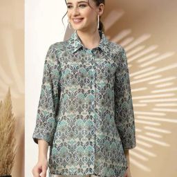 Nayam By Lakshita Multicolor Regular Fit Printed Shirt-image-62
