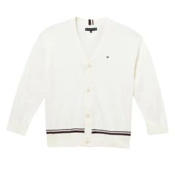 TOMMY HILFIGER Ivory Petal Solid Archive Fit Pullover-image-80