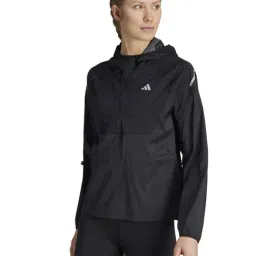 ADIDAS Black Plain Sports Jacket-picture-16